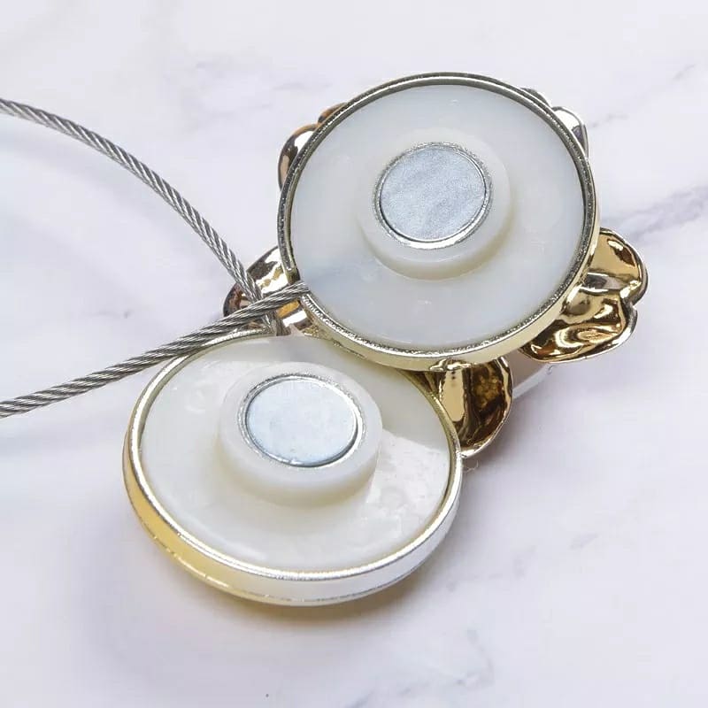 Beautiful Gold Magnet Curtains Buckle - Image 2