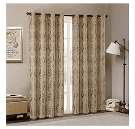Luxury Coffee Jacquard Goldish Curtains | Edit Home Curtains - Image 18