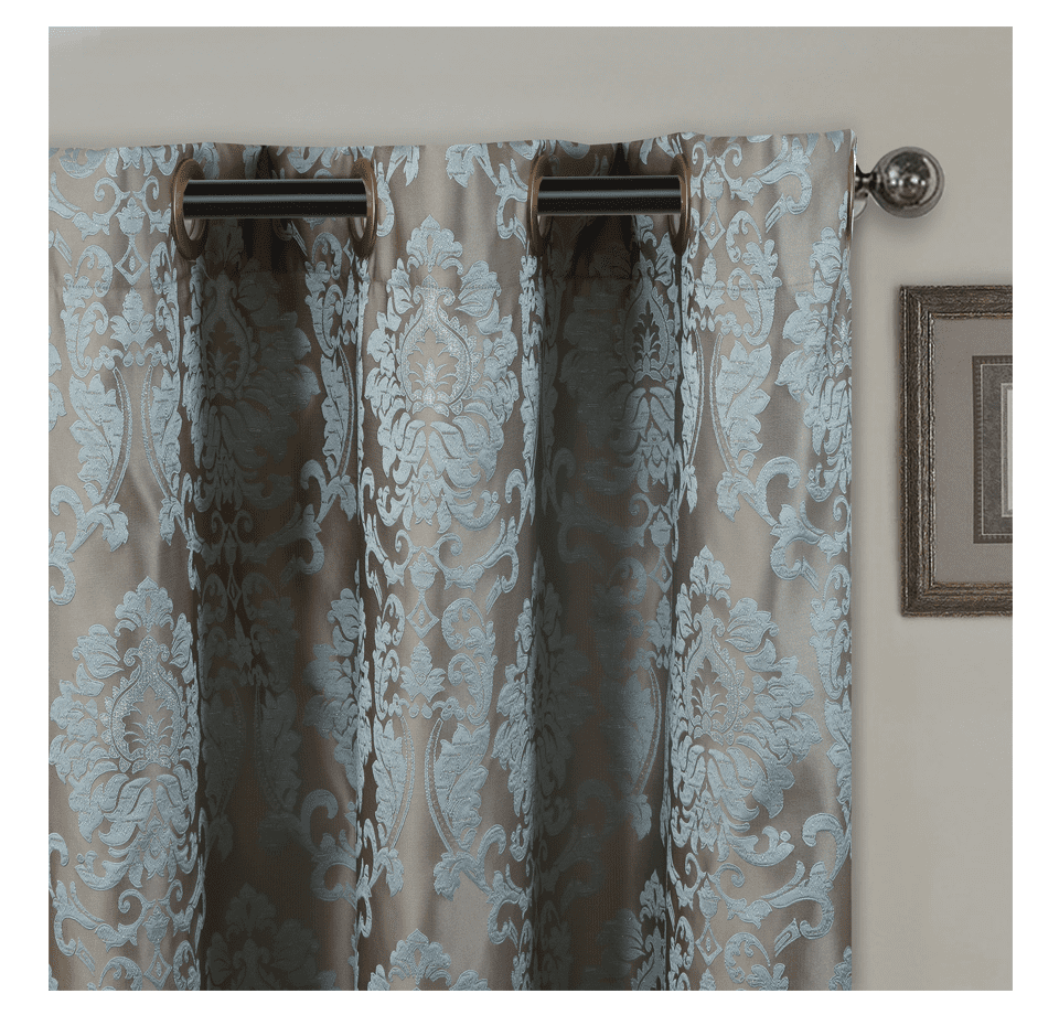 Luxury Coffee Jacquard Goldish Curtains | Edit Home Curtains - Image 21