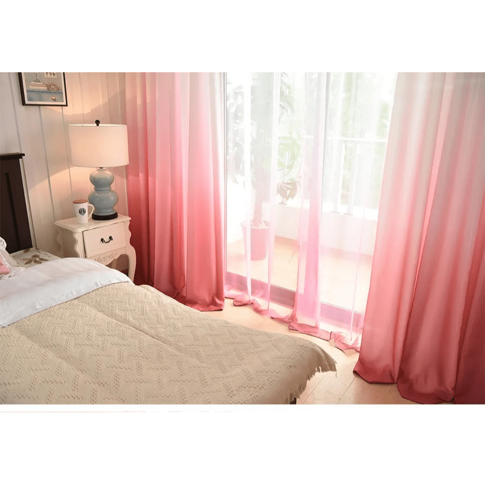 red-and-white-gradient-curtains, semi-blackout-curtains, edit-home-curtains