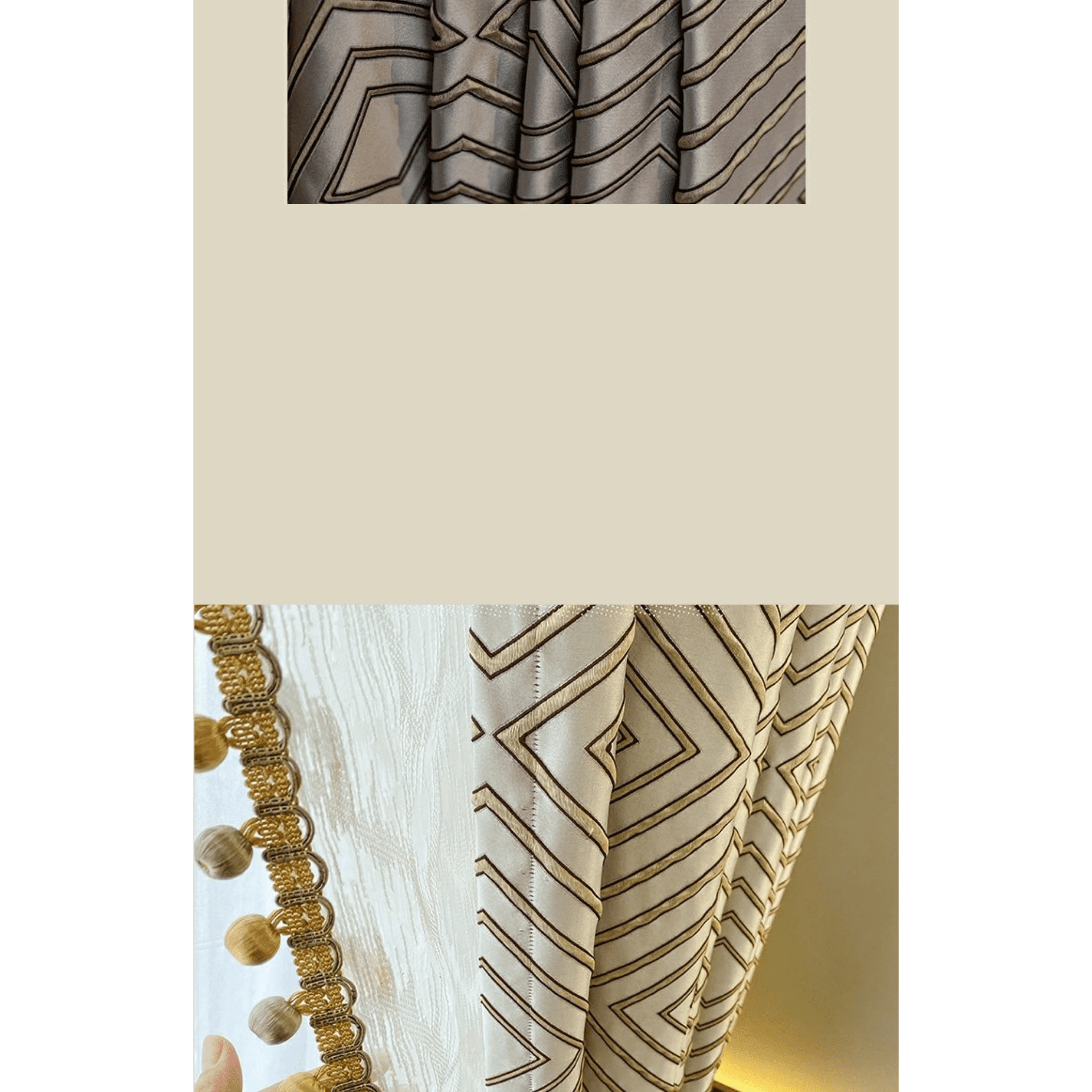 Best Self Print Plain White Curtains | Voile Curtains - Image 10