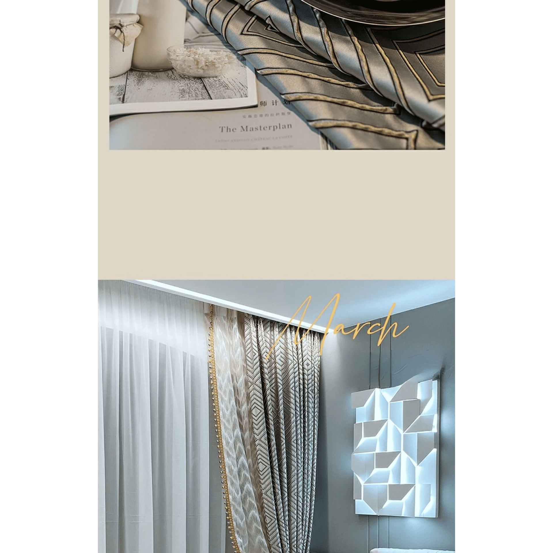 Best Self Print Plain White Curtains | Voile Curtains - Image 13