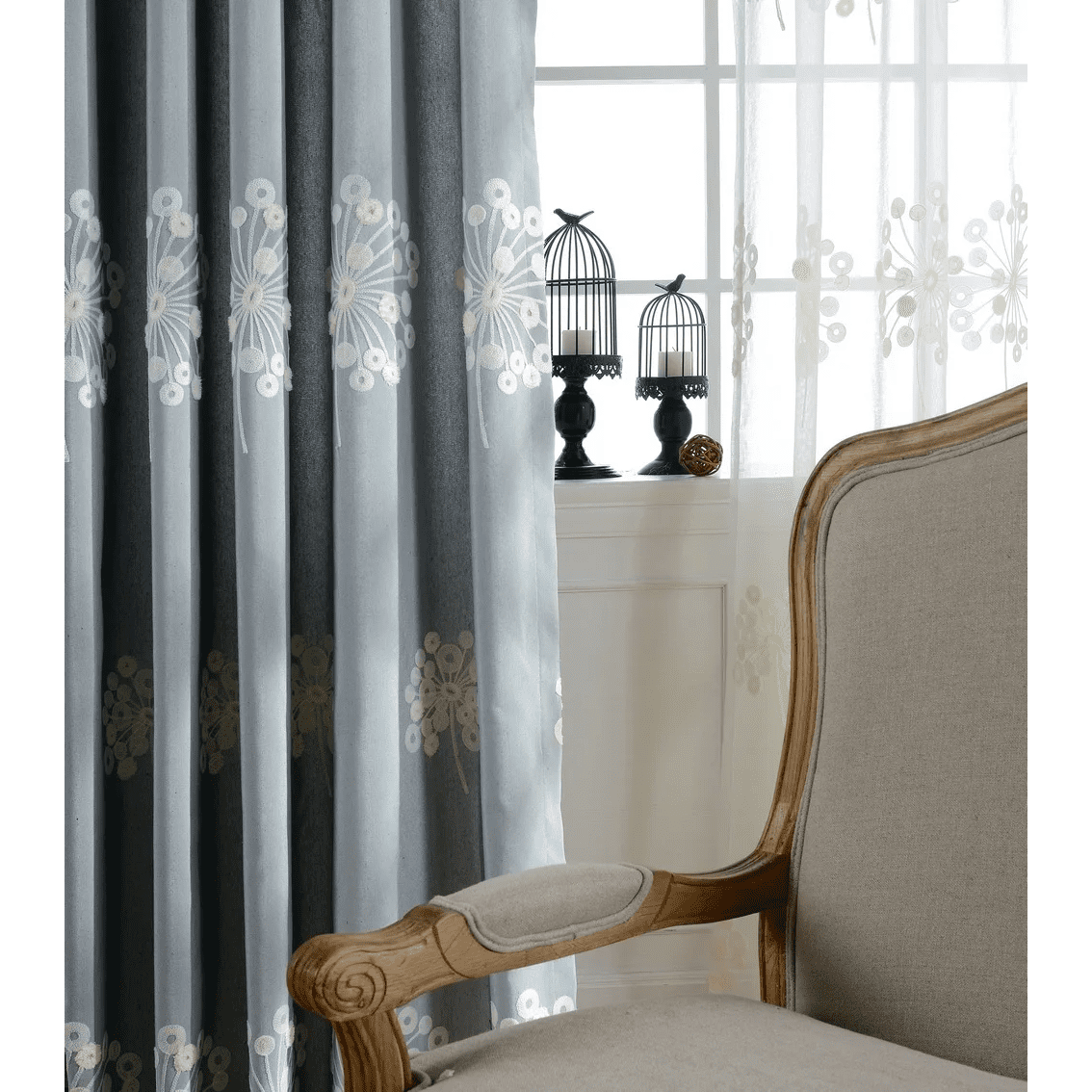 grey-embroidered-curtains, embroidered-curtains, edit-home