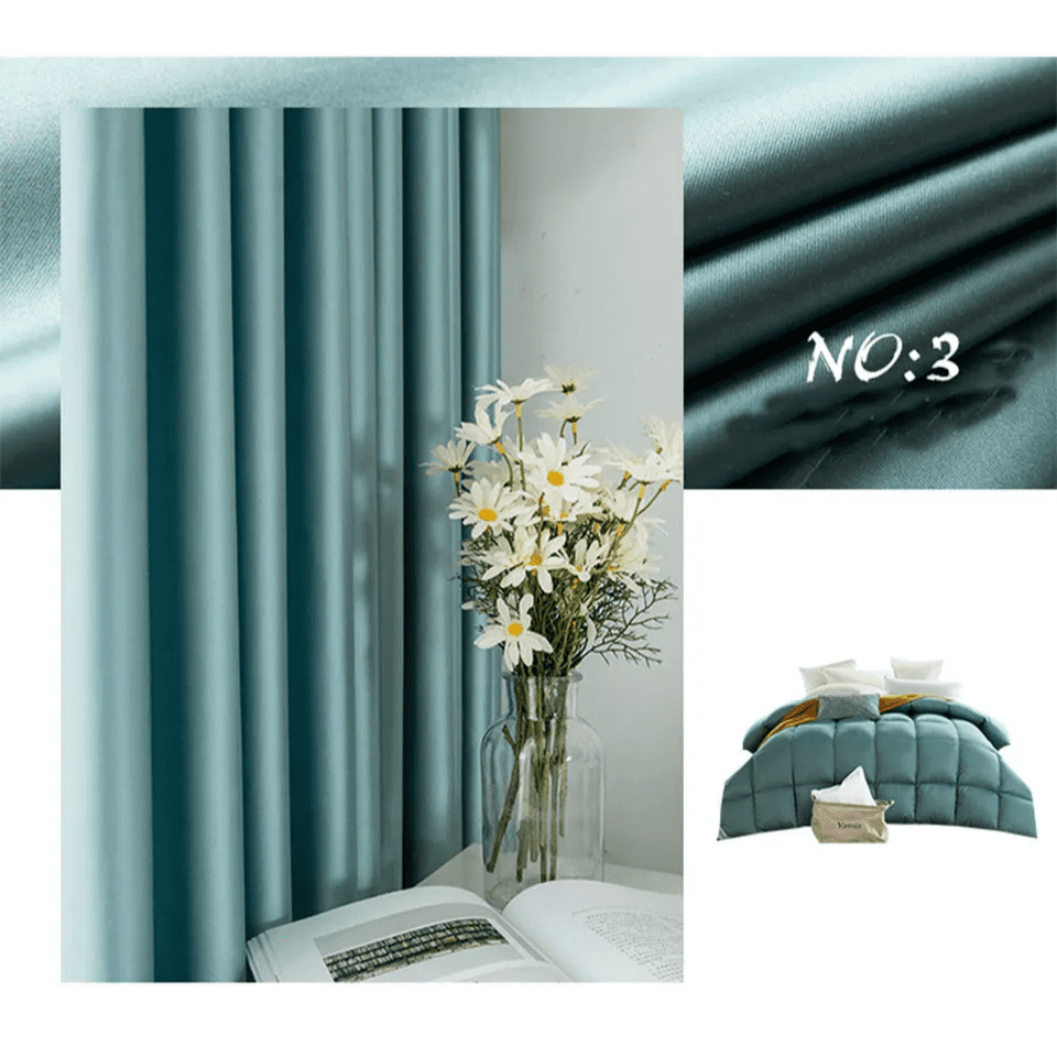 Premium-Silk-green-curtains, blackout-curtains, edit-home-curtains