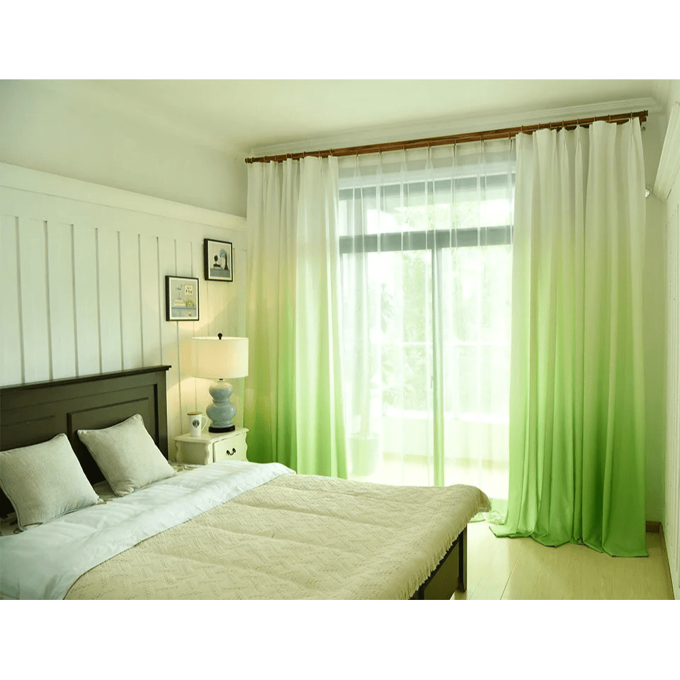 green-and-white-gradient-curtains, semi-blackout-curtains, edit-home-curtains