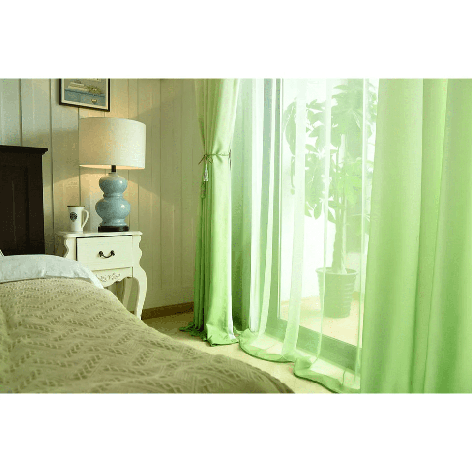 green-and-white-gradient-curtains, semi-blackout-curtains, edit-home-curtains