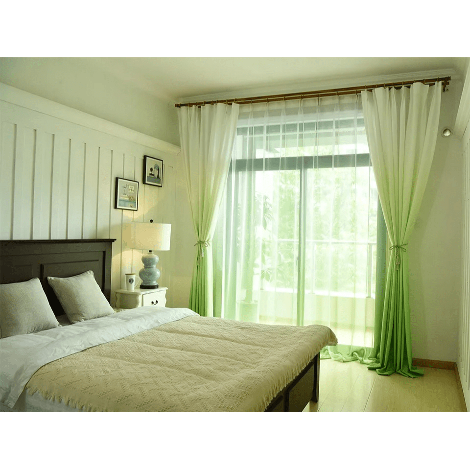 green-and-white-gradient-curtains, semi-blackout-curtains, edit-home-curtains
