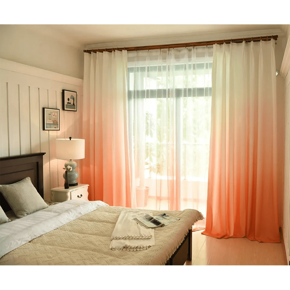 orange-and-white-gradient-curtains, semi-blackout-curtains, edit-home-curtains