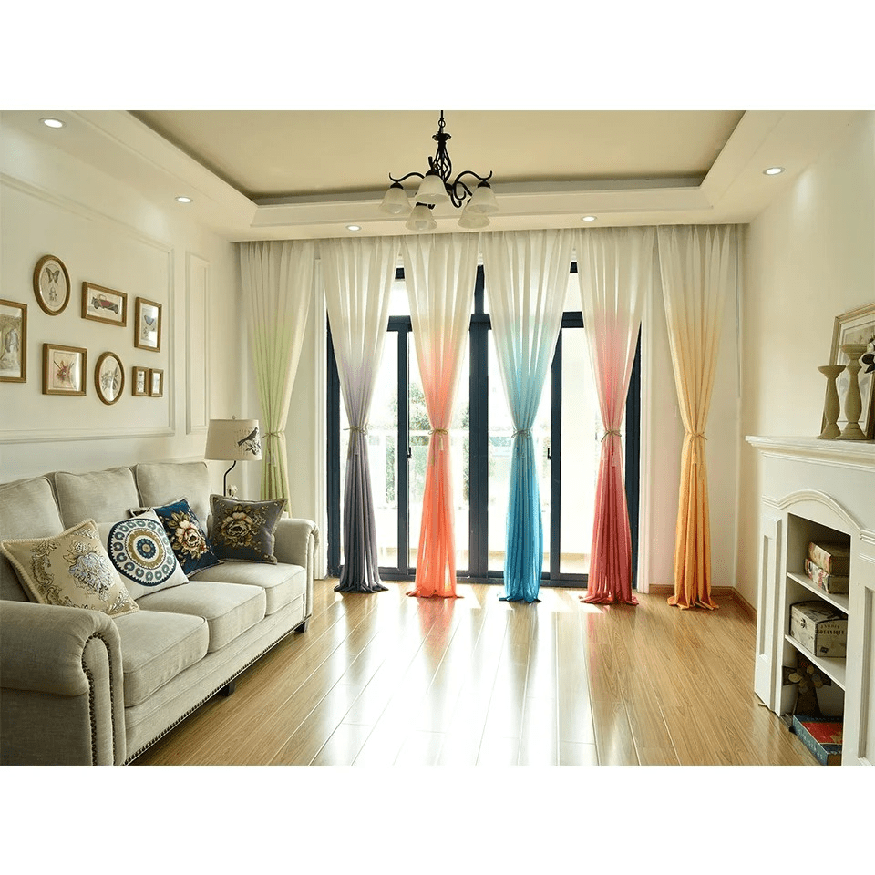 Perfect Grey And White Gradient Curtains | Edit Home - Image 26