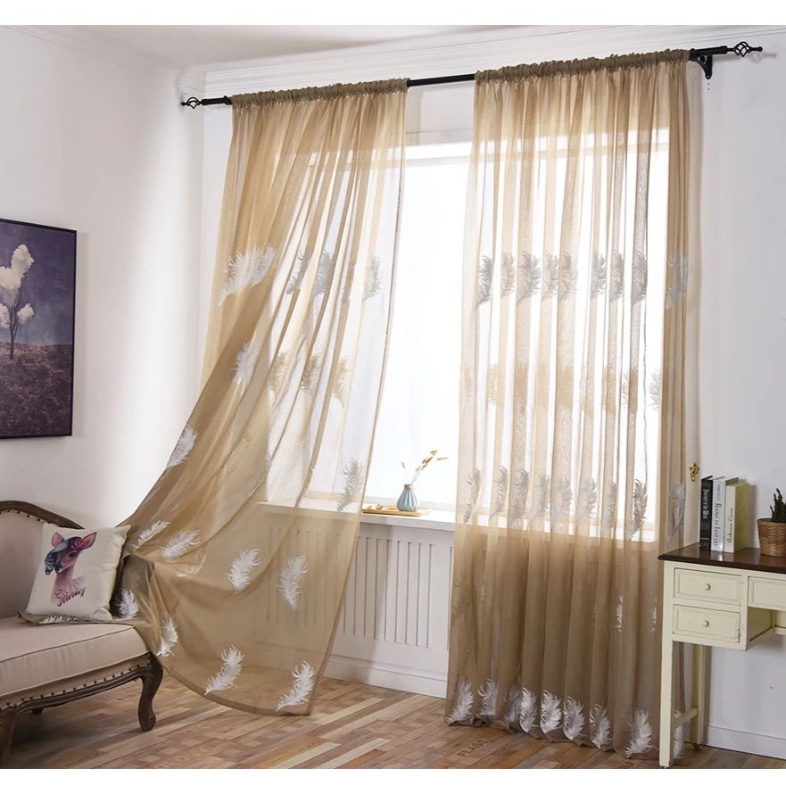 Brown-Curtains-For-Living-Room, voile-curtains, edit-home-curtains