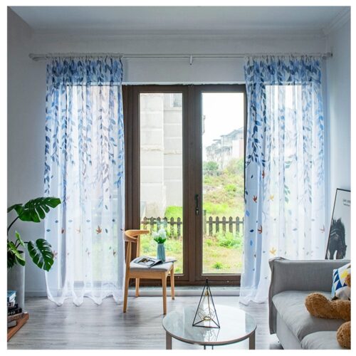leaf-print-curtains,blue-curtains,sheer-curtains--edit-home,curtains