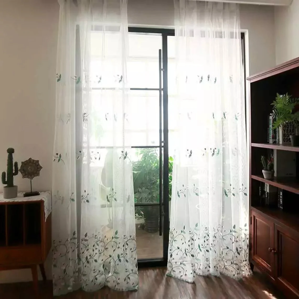 Beautiful Sheer Embroidered Curtains | Edit Home - Image 4