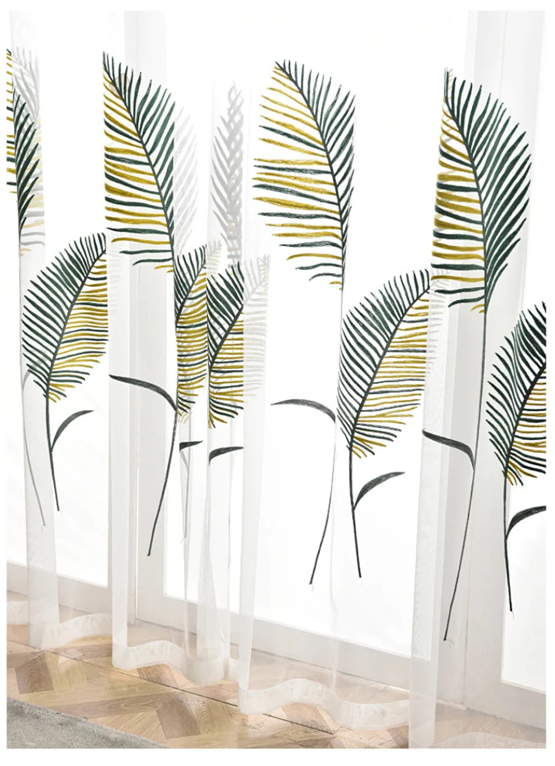 leaf-embroidered-voile-curtains