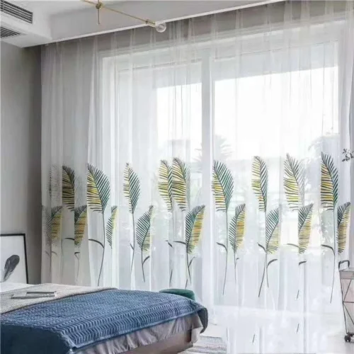 embroidered-leaf-voile-curtains