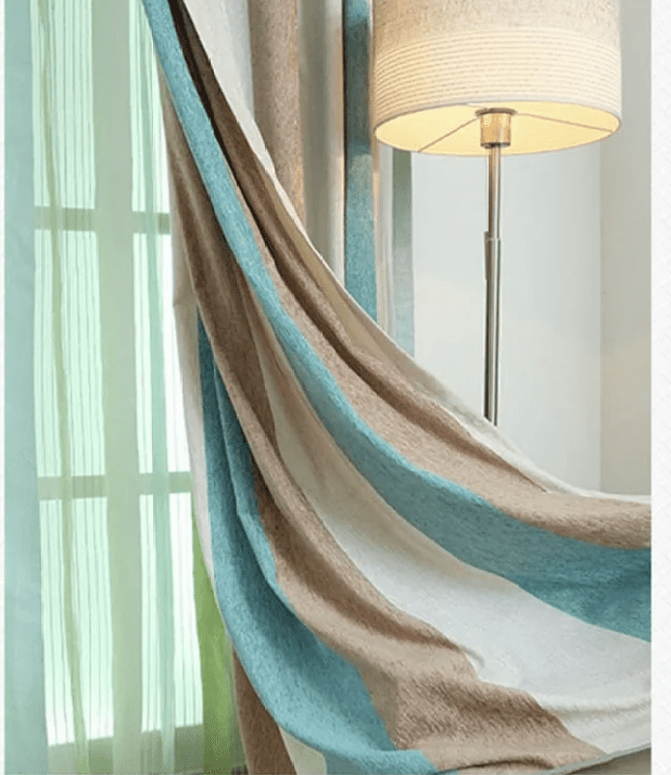 blue-curtains, blackout-curtains, edit-home