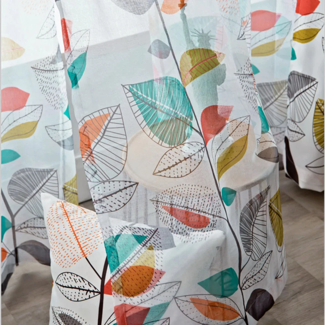 Leaf-Pattern-Curtains