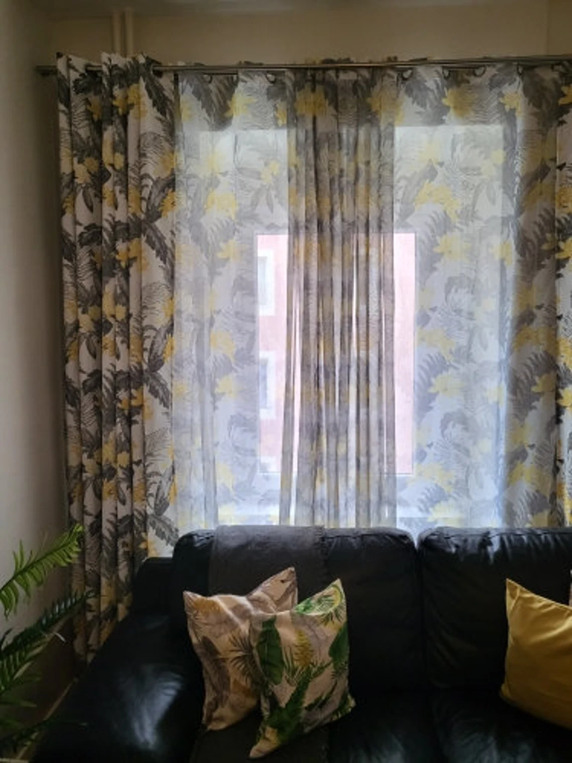 Leaf-Print-Curtains