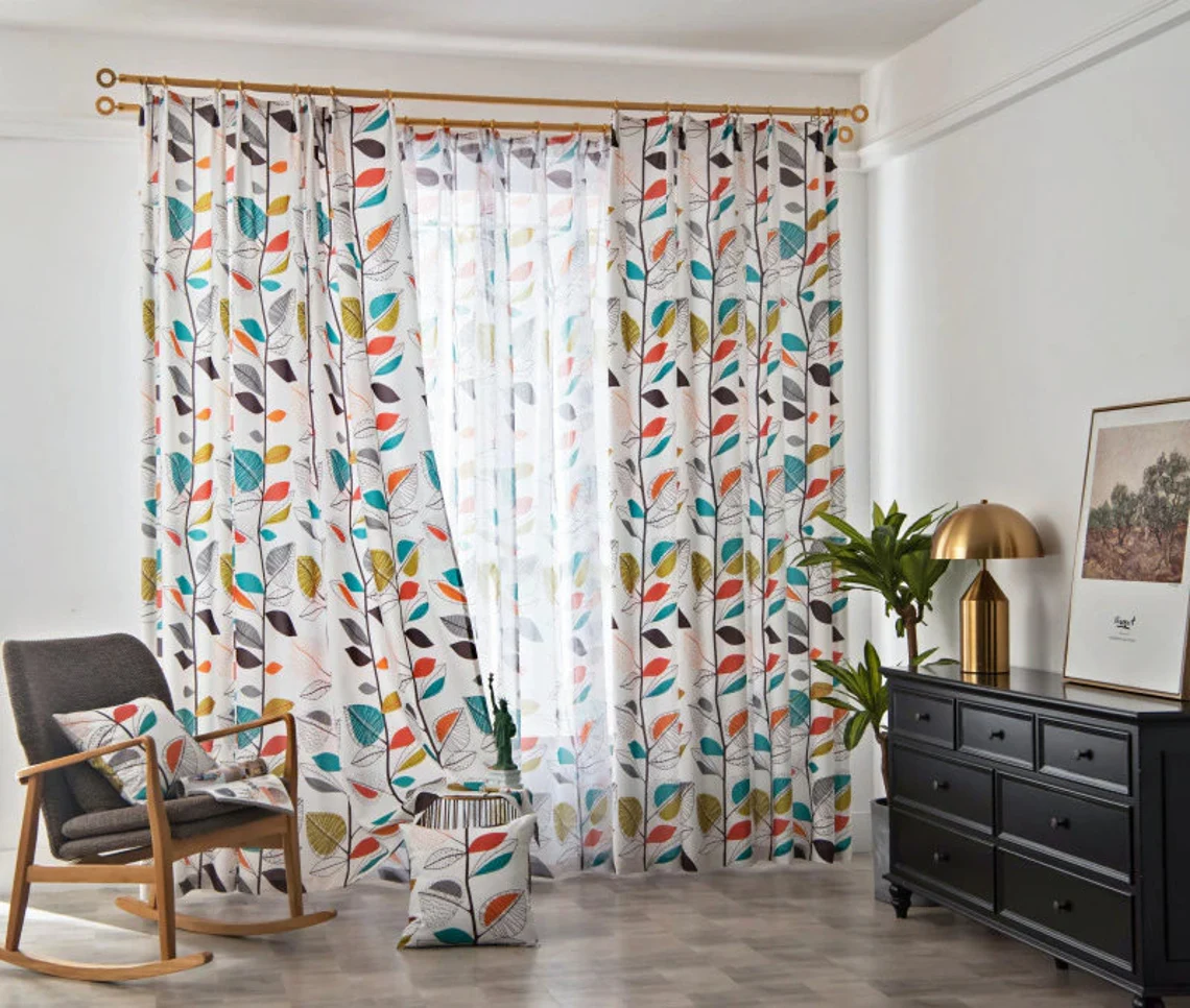 Leaf-Pattern-Curtains
