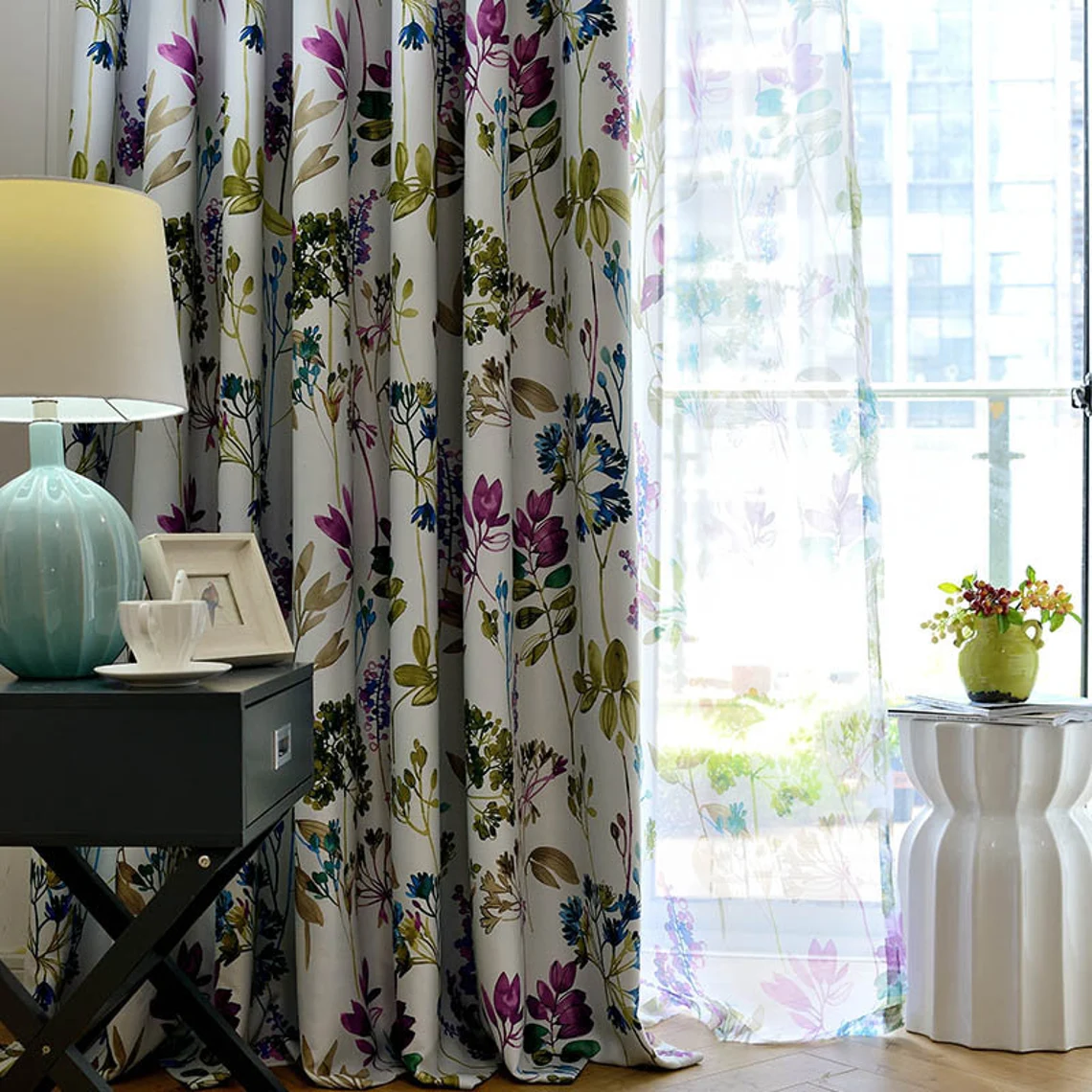 printed-floral-curtains,curtains-floral,blackout-curtains