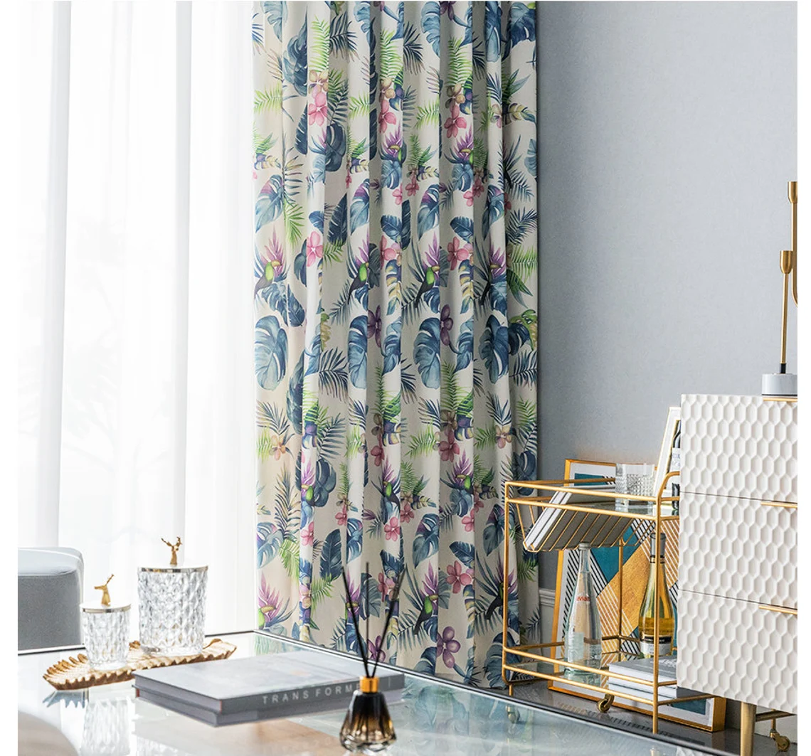 printed-floral-curtains,curtains-floral,blackout-curtains