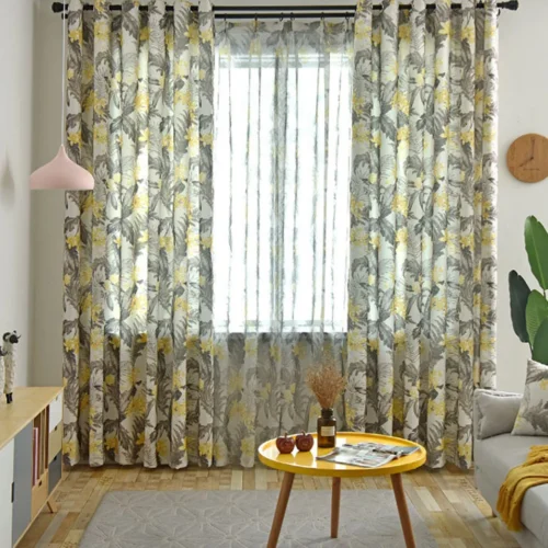 Leaf-Print-Curtains