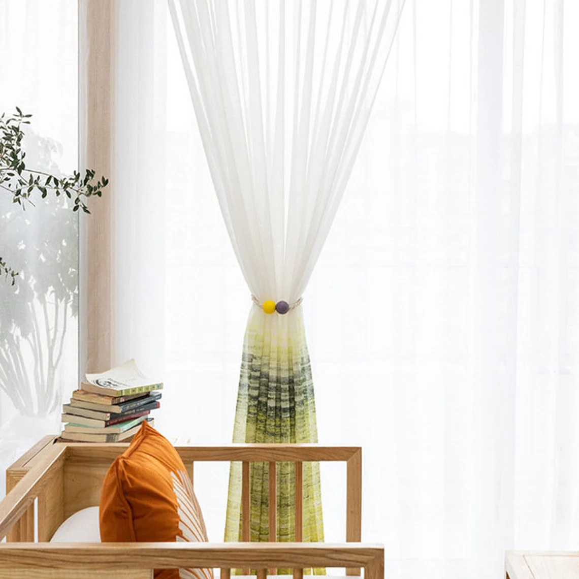 yellow-and-white-curtains,voile-curtains