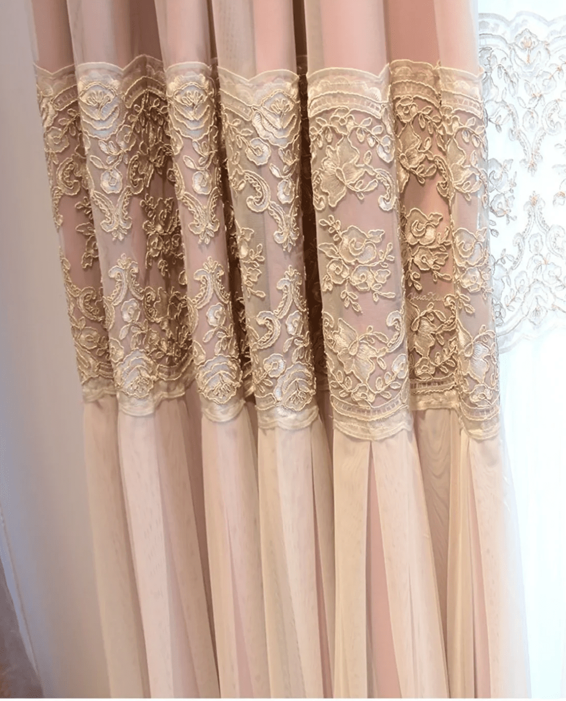 pink-embroidered-curtains