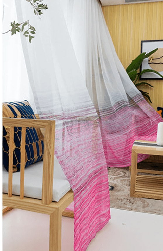 pink-and-white-curtains,voile-curtains