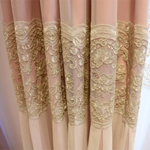 pink-embroidered-curtains