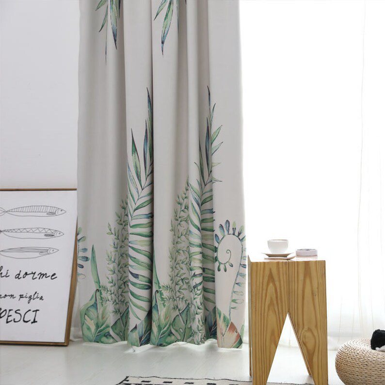 blackout-leaf-curtains, blackout-curtains