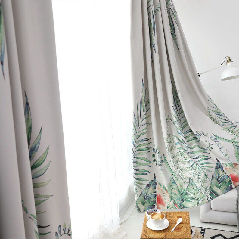 blackout-leaf-curtains, blackout-curtains