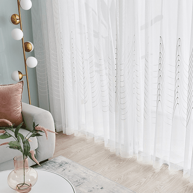 Likely White Voile Curtains | Bedroom Curtains by Edit Home