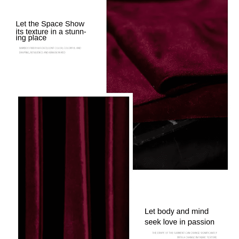 Likely Red Wine Velvet Curtains | Blackout Curtain - Image 10