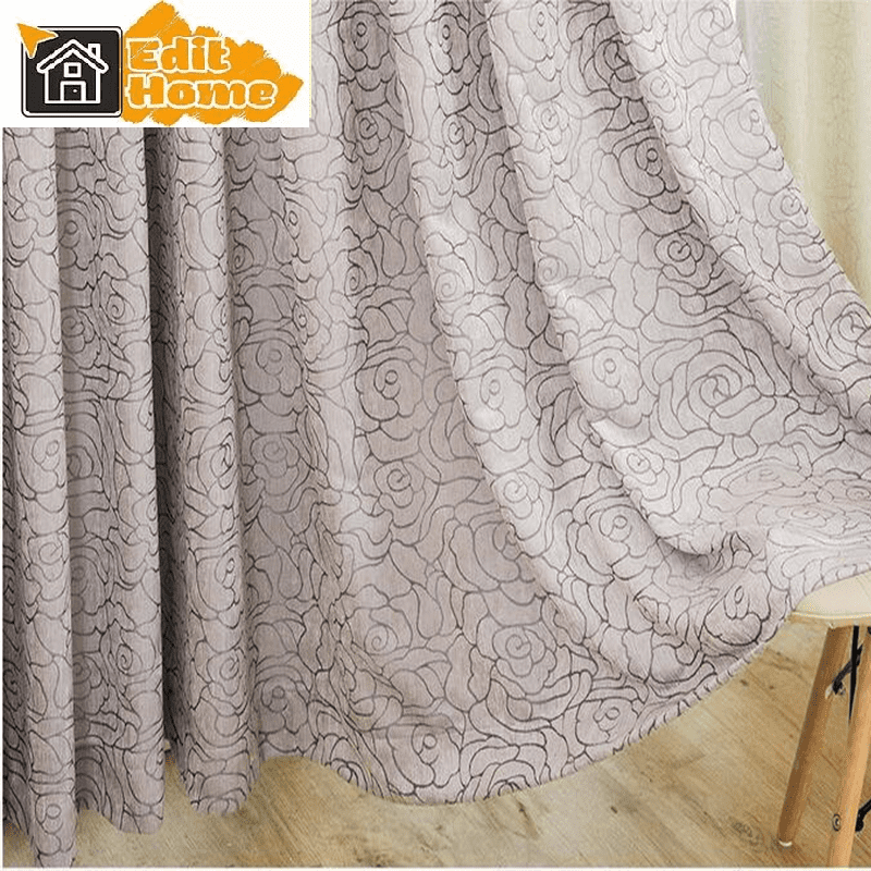 Beautiful Beige Blackout Curtains | Edit Home - Image 7