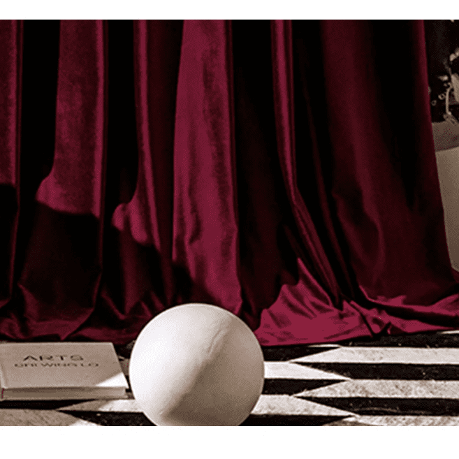 Likely Red Wine Velvet Curtains | Blackout Curtain - Image 15