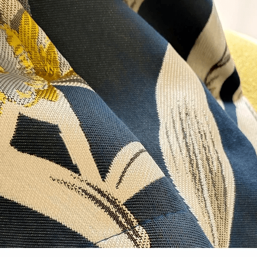 Beautiful Yellow Printed Curtains | semi Blackout - Image 12