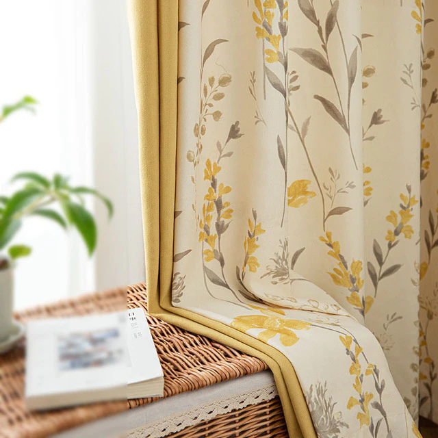 Beautiful Yellow Bedroom Curtains by Edit Home - Image 2