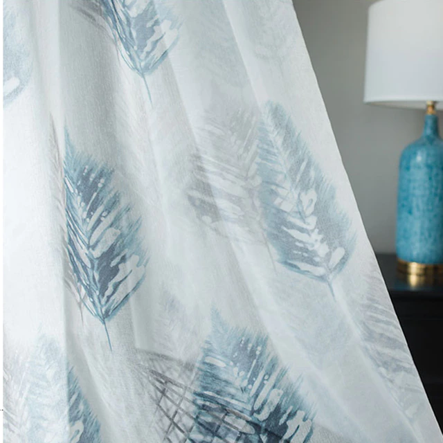 Effortless Leaves Coffee Blackout Curtains | Edit Home - Image 7