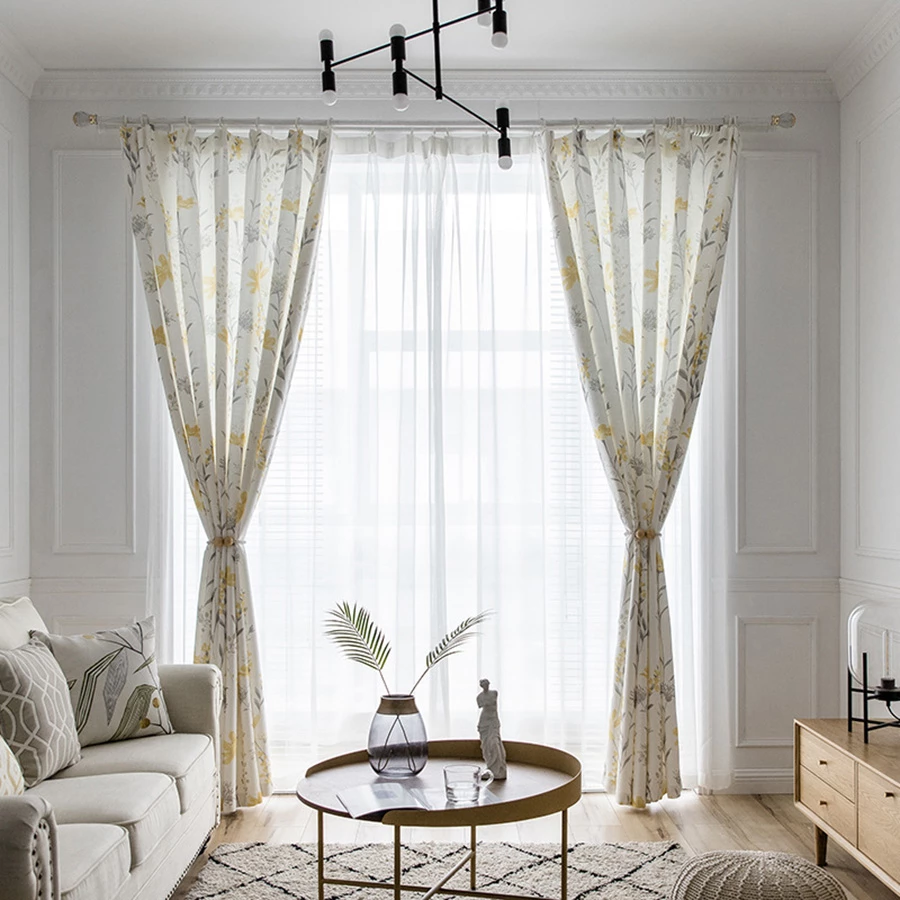 yellow-floral-embroidered-curtains, blackout-curtains, edit-home-curtains