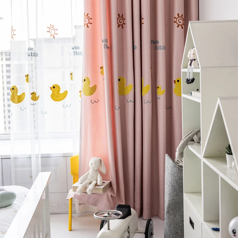 yellow-embroidered-blackout-curtains, blackout curtains, edit home curtains