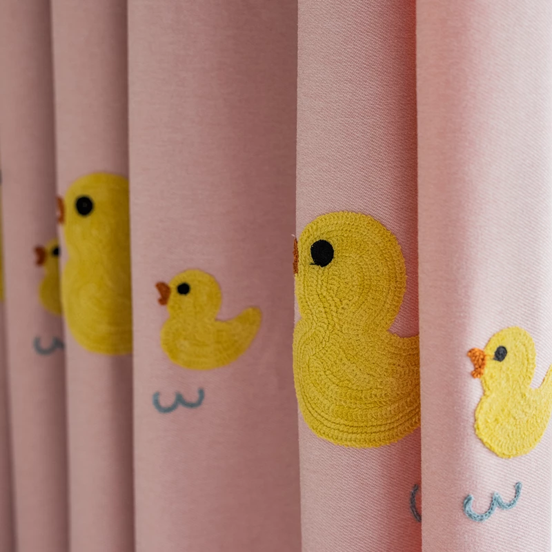 yellow-embroidered-blackout-curtains, blackout curtains, edit home curtains