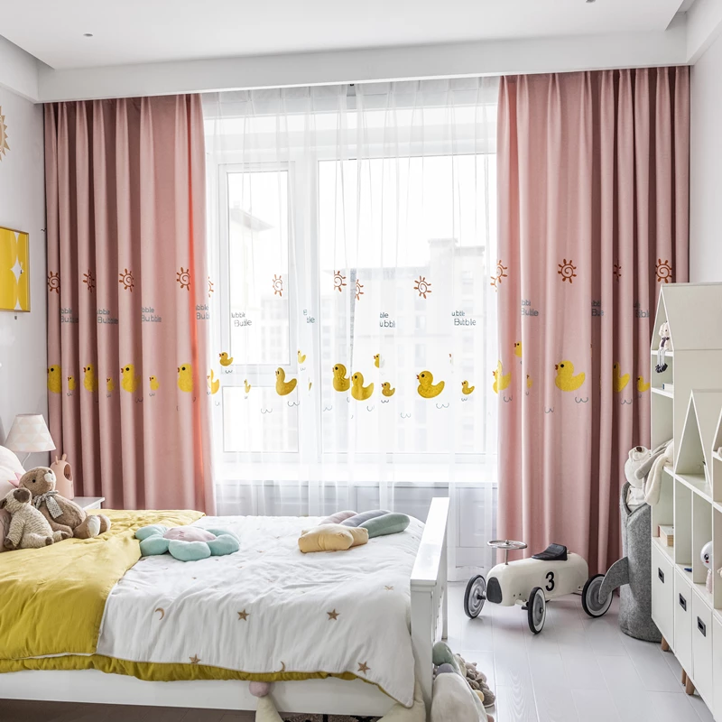 yellow-embroidered-blackout-curtains, blackout curtains, edit home curtains