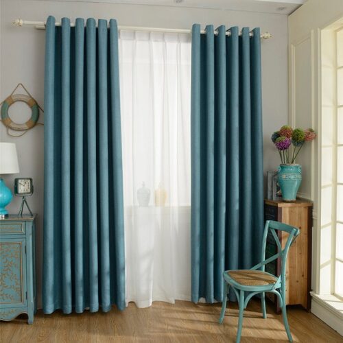 blue-linen-blackout-curtains, blackout-curtains, edit-home-curtains