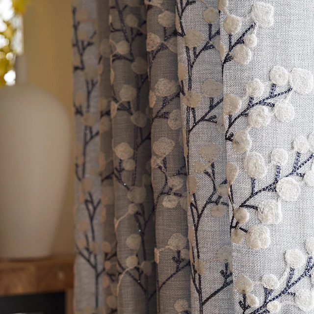 embroidered-grey-curtains, blackout-curtains, embroidered-curtains, edit-home-curtains