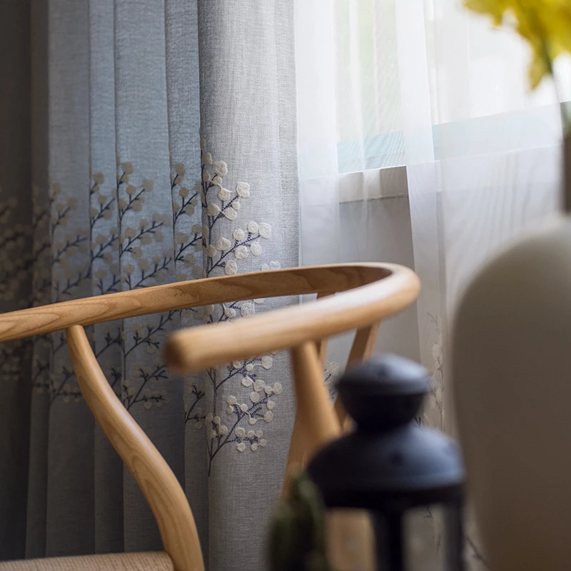 embroidered-grey-curtains, blackout-curtains, embroidered-curtains, edit-home-curtains