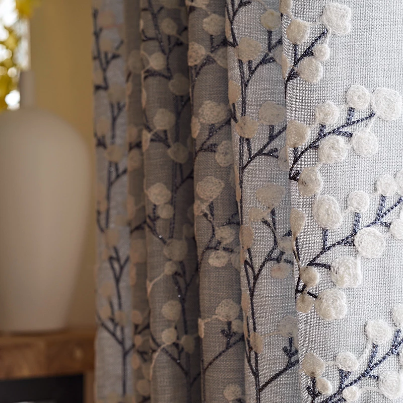 embroidered-grey-curtains, blackout-curtains, embroidered-curtains, edit-home-curtains