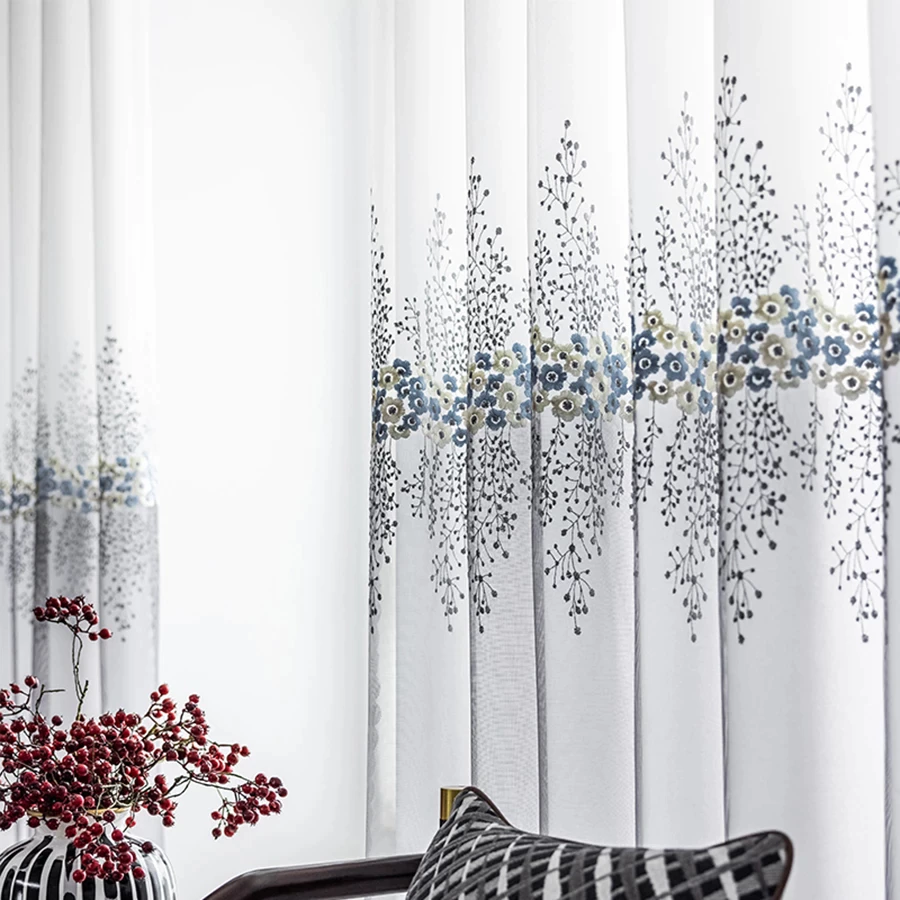 blue-voile-curtains, embroidered-curtains, voile-curtains, edit-home-curtains