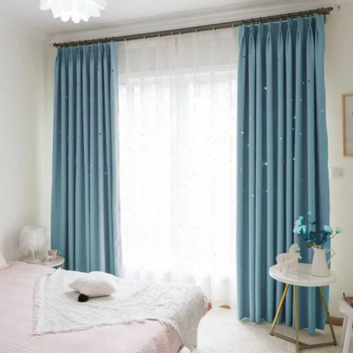 blue-living-room-curtains, blackout-curtains, edit-home-curtains
