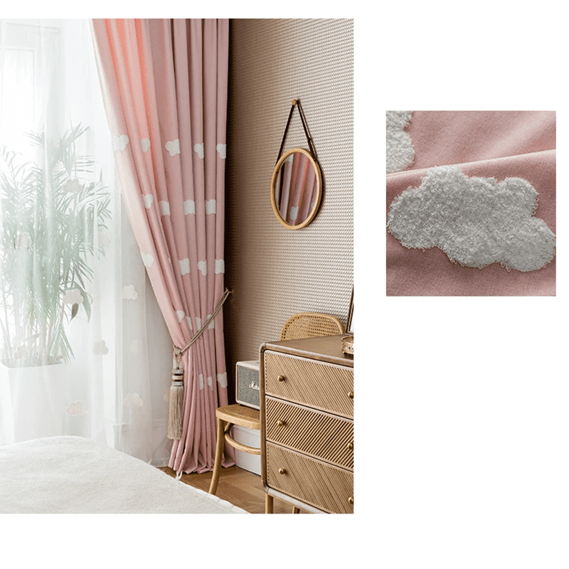 cartoon-white-3d-cloud-curtain, blackout-curtains, edit-home-curtains