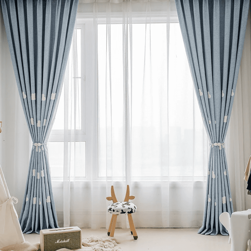 cartoon-white-3d-cloud-curtain, blackout-curtains, edit-home-curtains